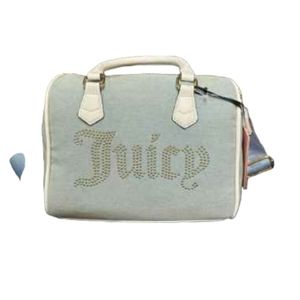 Juicy Couture denim satchel